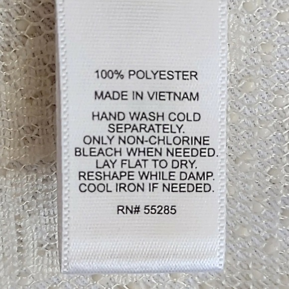 ❤️ 🆕 EXPRESS Kimono Jacket Women Ivory Lace Open Front MEDIUM - Picture 5 of 9